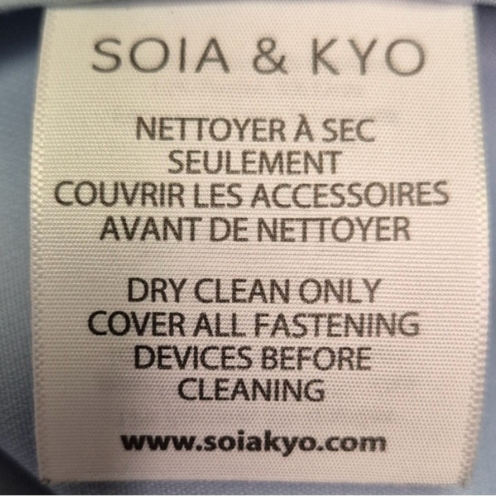 Soia & Kyo Powder Blue Ornella Trench Coat - Picture 11 of 12